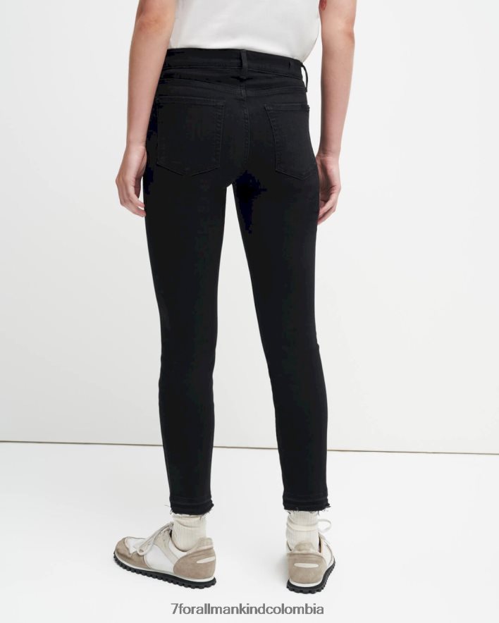 vestir 7 for All Mankind Tobillo pitillo con dobladillo suelto en bonito color fresno. JBNRD256