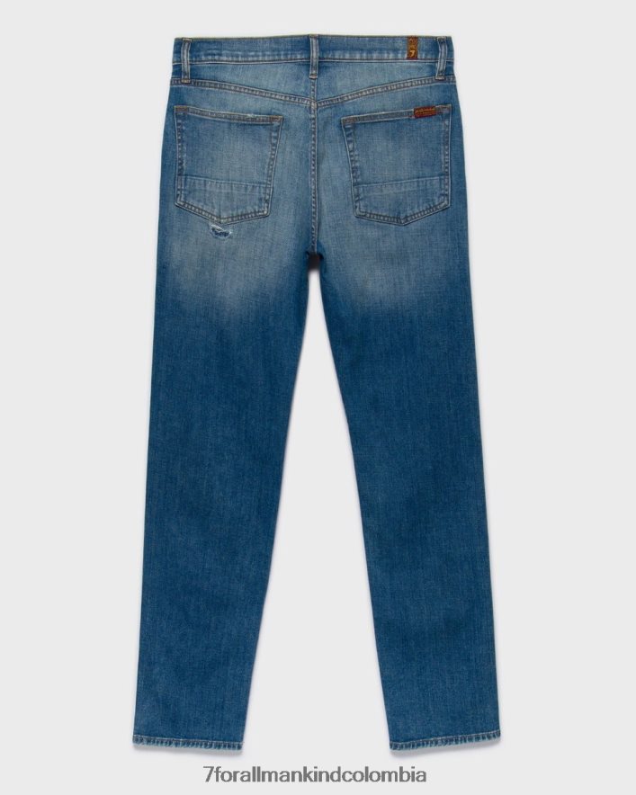 vestir 7 for All Mankind Traje ajustado para mano izquierda de rendimiento de lujo en azul anza desgastado JBNRD678