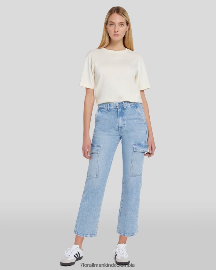 vestir 7 for All Mankind Vaqueros cargo capri logan en airwave JBNRD6