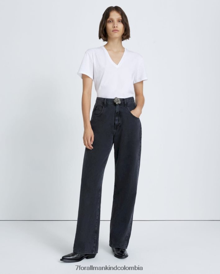 vestir 7 for All Mankind Vaqueros holgados estilo años 90 de Jennifer en color iris nocturno JBNRD262