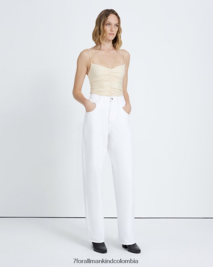 vestir 7 for All Mankind Vaqueros holgados estilo años 90 en blanco limpio de The Jennifer JBNRD121