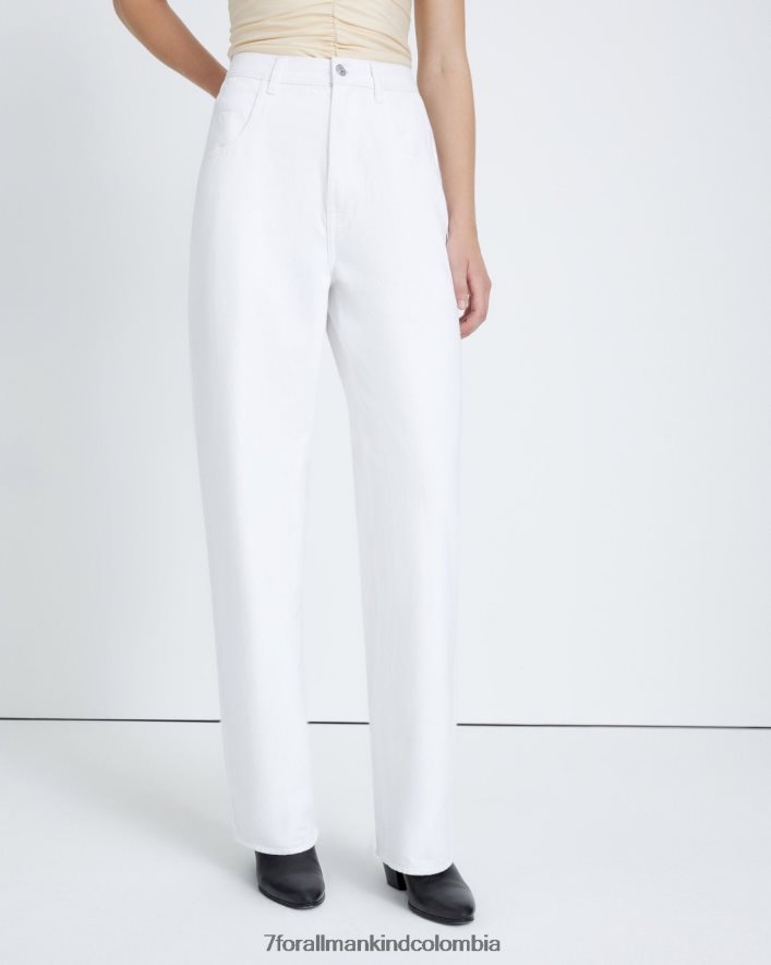 vestir 7 for All Mankind Vaqueros holgados estilo años 90 en blanco limpio de The Jennifer JBNRD121