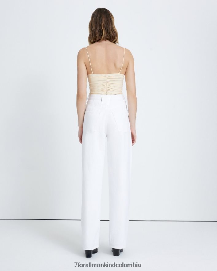 vestir 7 for All Mankind Vaqueros holgados estilo años 90 en blanco limpio de The Jennifer JBNRD121