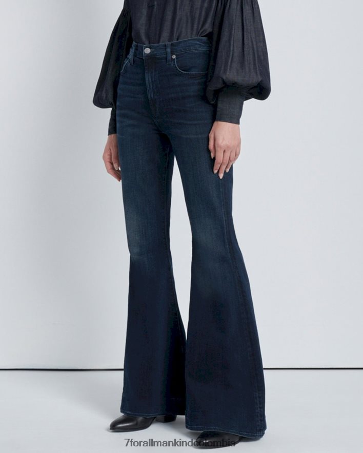 vestir 7 for All Mankind Vaqueros mega acampanados en rayos de sol JBNRD239