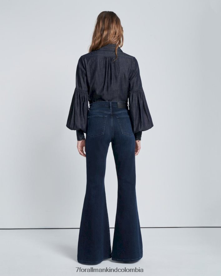 vestir 7 for All Mankind Vaqueros mega acampanados en rayos de sol JBNRD239