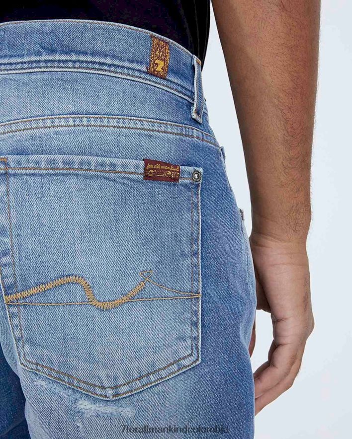 vestir 7 for All Mankind adrien vintage americano en azul cuidadosamente seleccionado JBNRD644
