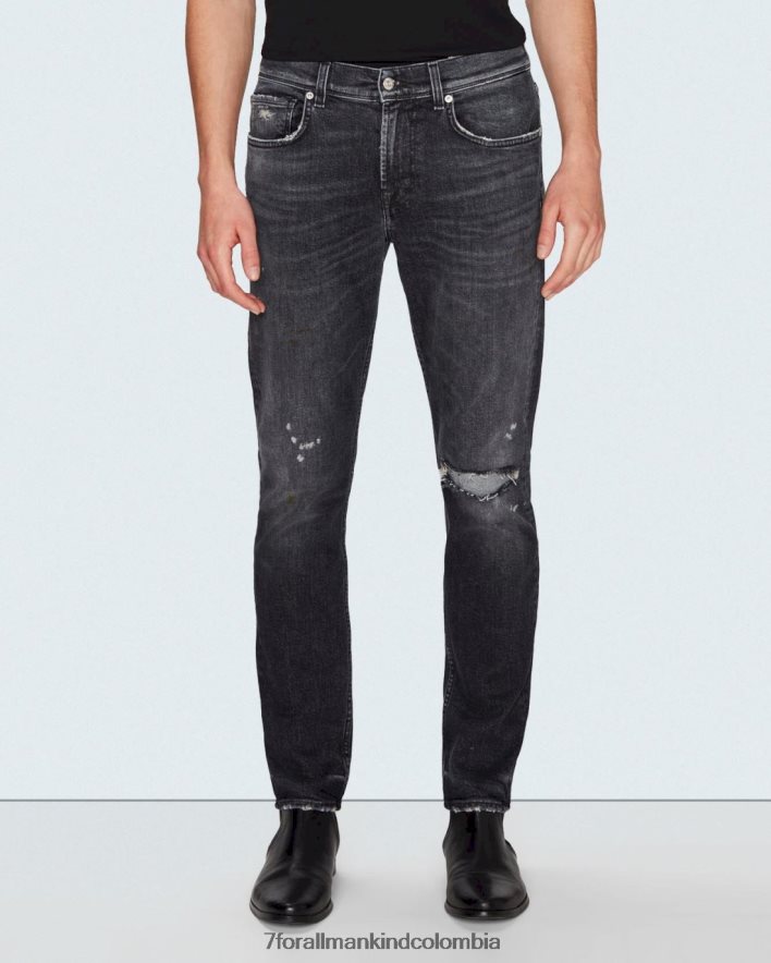 vestir 7 for All Mankind american vintage slimmy tapered en negro JBNRD676