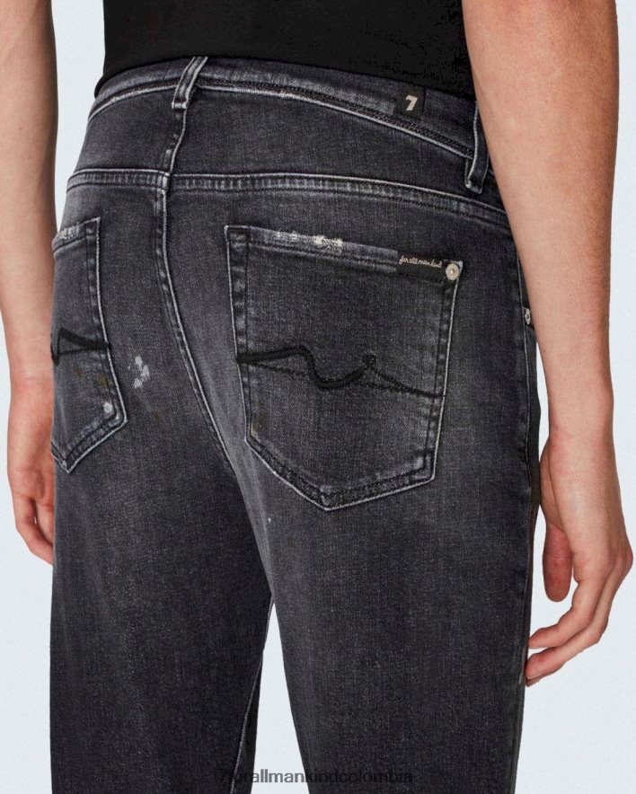 vestir 7 for All Mankind american vintage slimmy tapered en negro JBNRD676