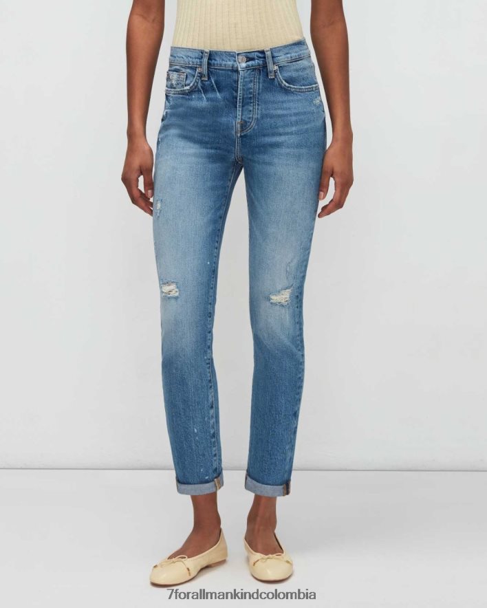 vestir 7 for All Mankind belleza denim josefina en hoja de parra JBNRD207