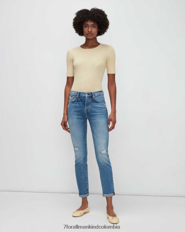 vestir 7 for All Mankind belleza denim josefina en hoja de parra JBNRD207