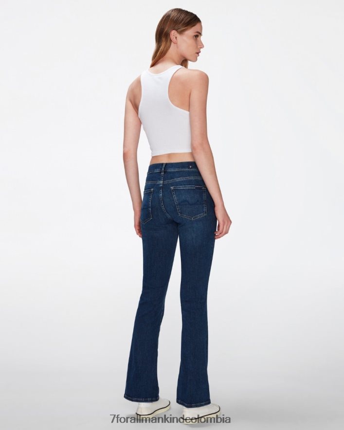vestir 7 for All Mankind bootcut sin medida en azul oscuro JBNRD149