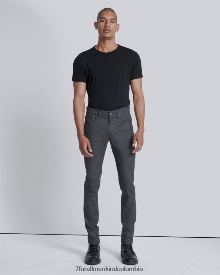 vestir 7 for All Mankind cónico delgado revestido en gris JBNRD662