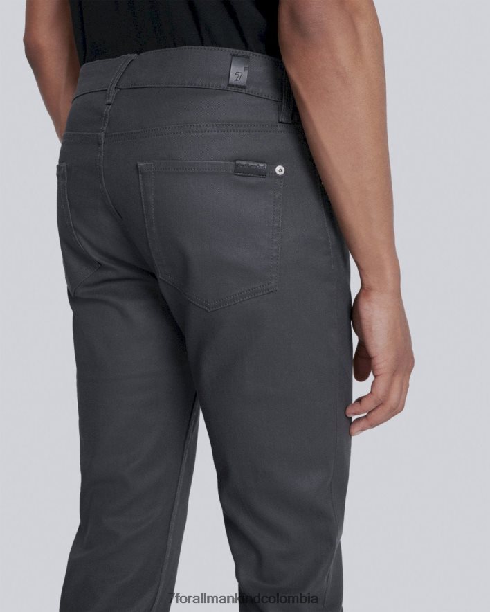 vestir 7 for All Mankind cónico delgado revestido en gris JBNRD662