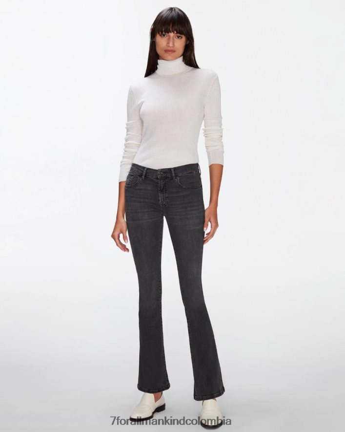vestir 7 for All Mankind corte bootcut sin medida en gris oscuro JBNRD291