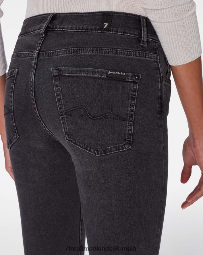 vestir 7 for All Mankind corte bootcut sin medida en gris oscuro JBNRD291