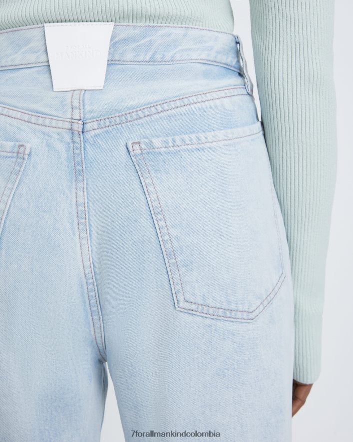 vestir 7 for All Mankind denim brillo fácil recto en isadora JBNRD317
