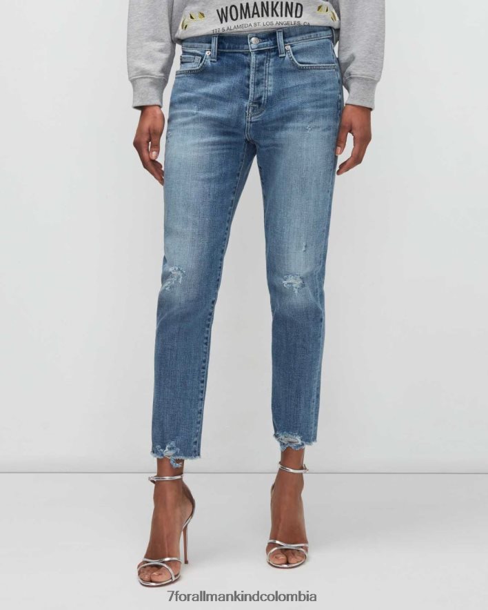vestir 7 for All Mankind josefina de sarga rota en agave JBNRD315