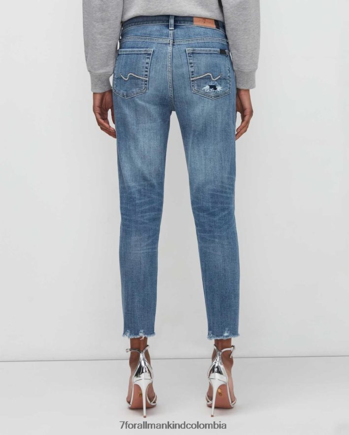 vestir 7 for All Mankind josefina de sarga rota en agave JBNRD315