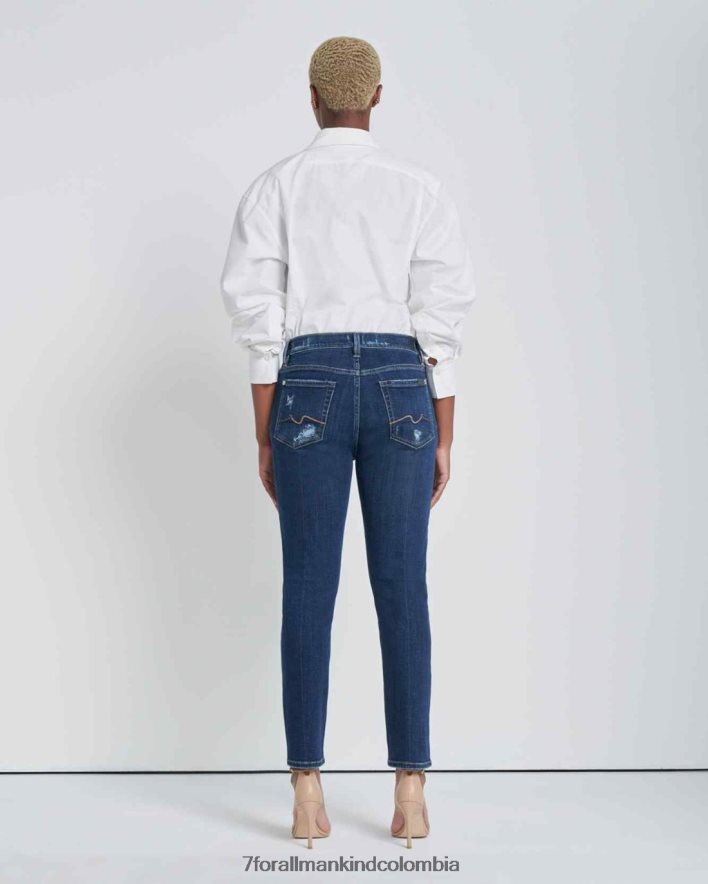 vestir 7 for All Mankind josefina de sarga rota en el sombrerero loco JBNRD166