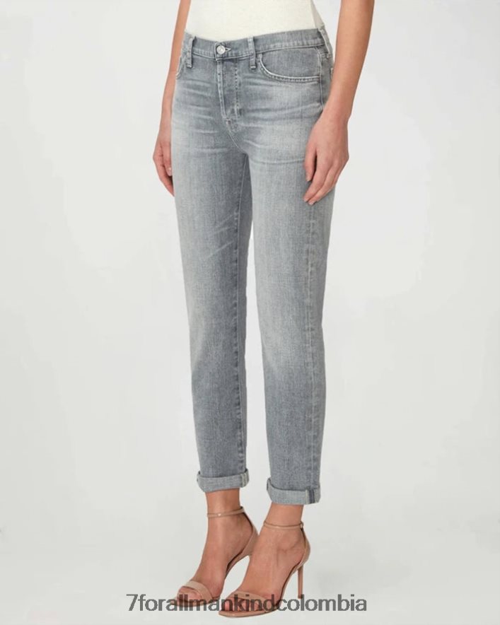 vestir 7 for All Mankind josefina mano izquierda en gris bergamota JBNRD153