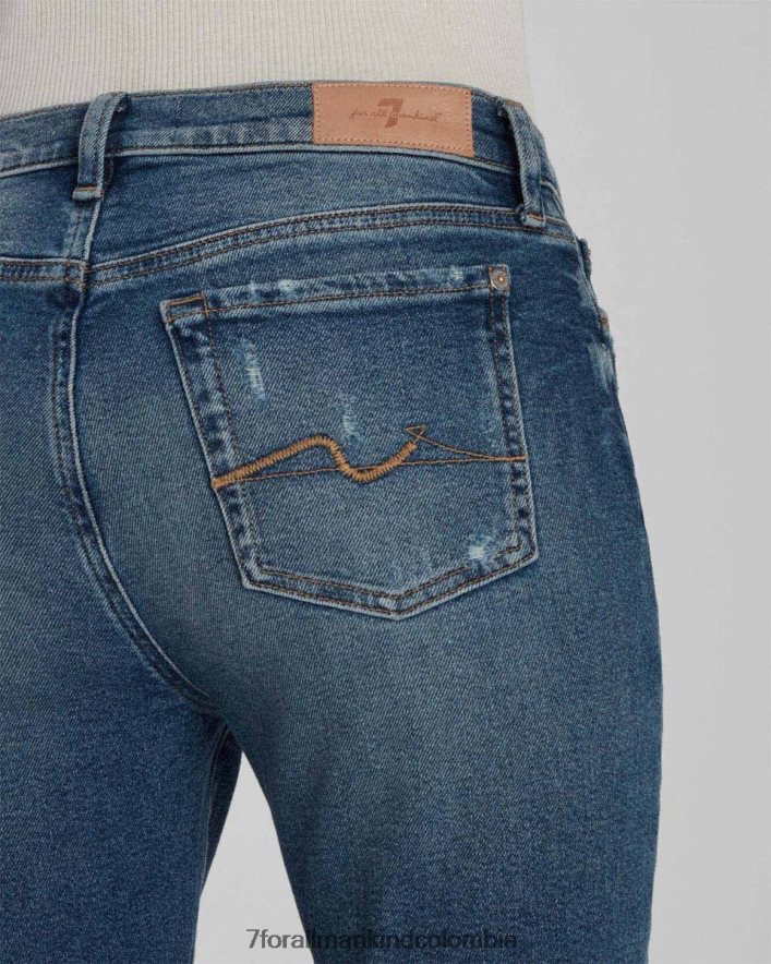 vestir 7 for All Mankind josefina vintage de lujo en azul iris JBNRD294