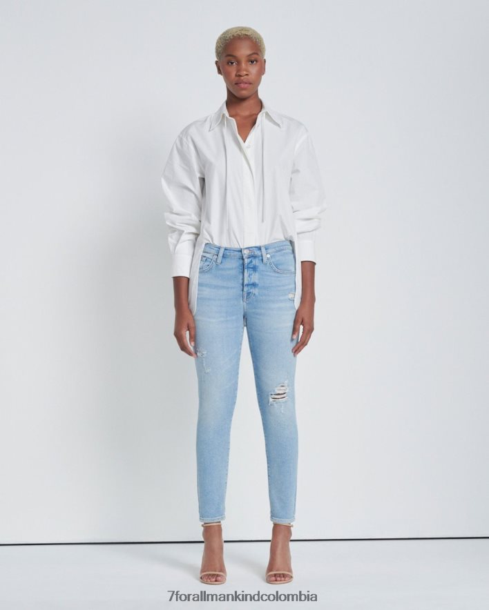 vestir 7 for All Mankind josefina vintage de lujo en flor salvaje JBNRD196