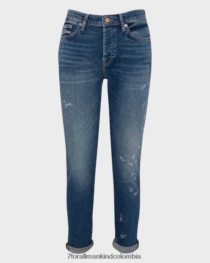 vestir 7 for All Mankind josefina vintage de lujo en petunia JBNRD307