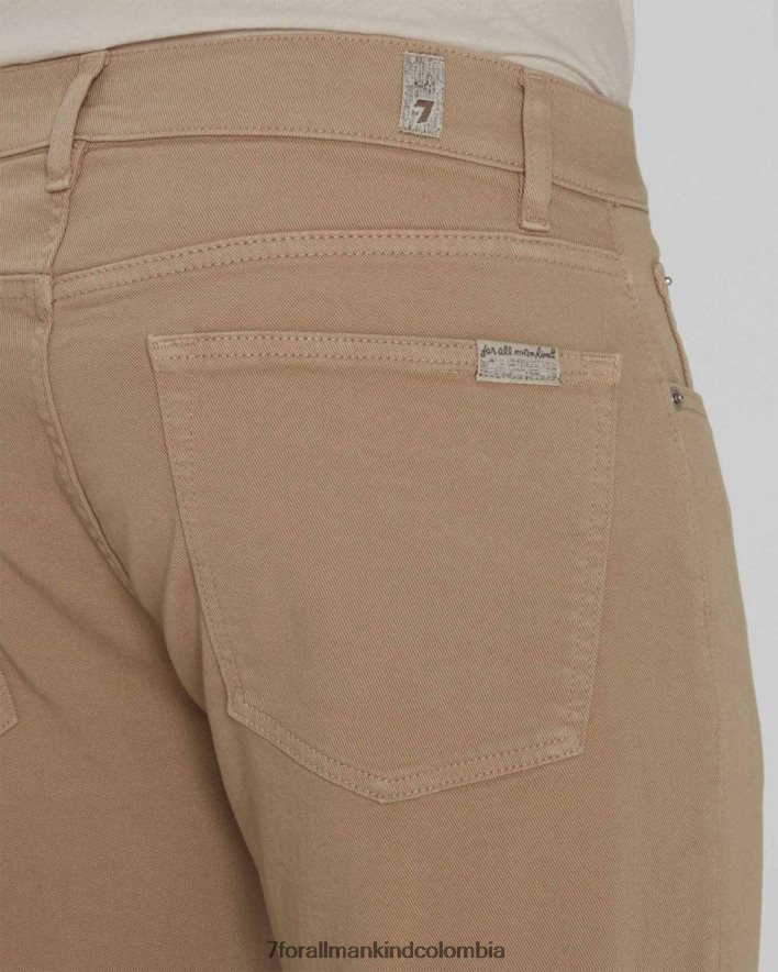 vestir 7 for All Mankind mano izquierda delgada en color canela JBNRD630