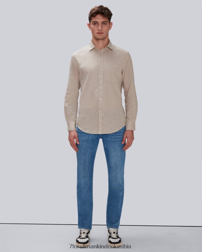 vestir 7 for All Mankind mano izquierda recta en matira JBNRD511