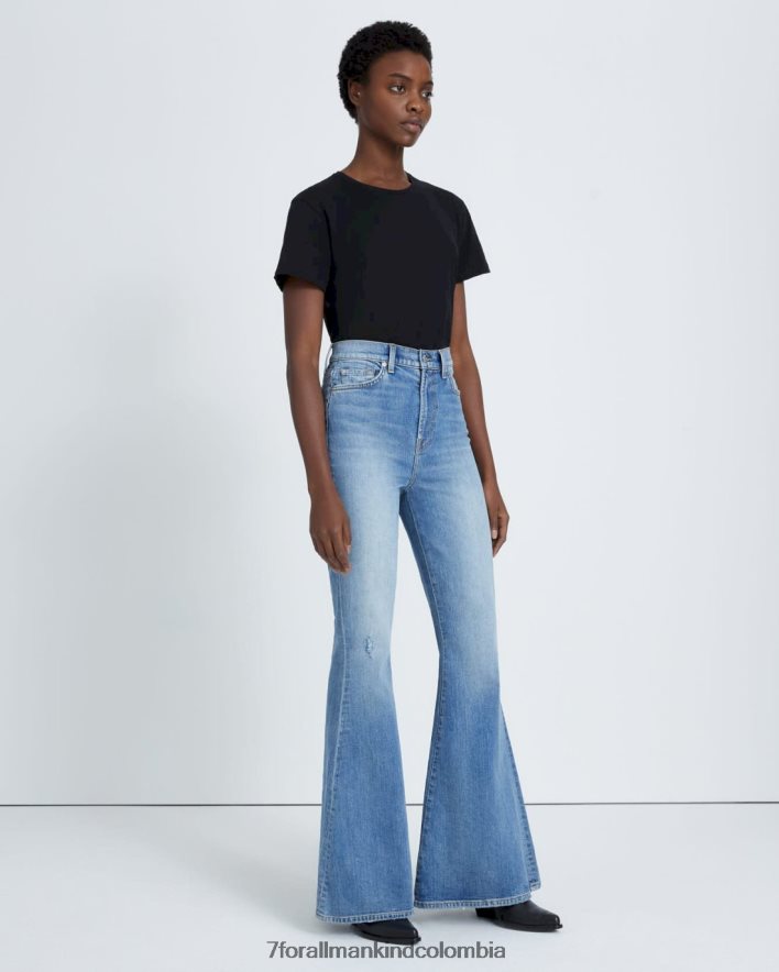 vestir 7 for All Mankind mega flare de denim de belleza en maribel JBNRD224