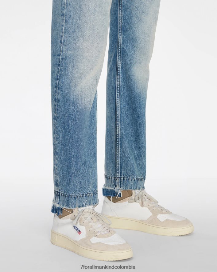 vestir 7 for All Mankind recortado recto en azul vintage JBNRD610