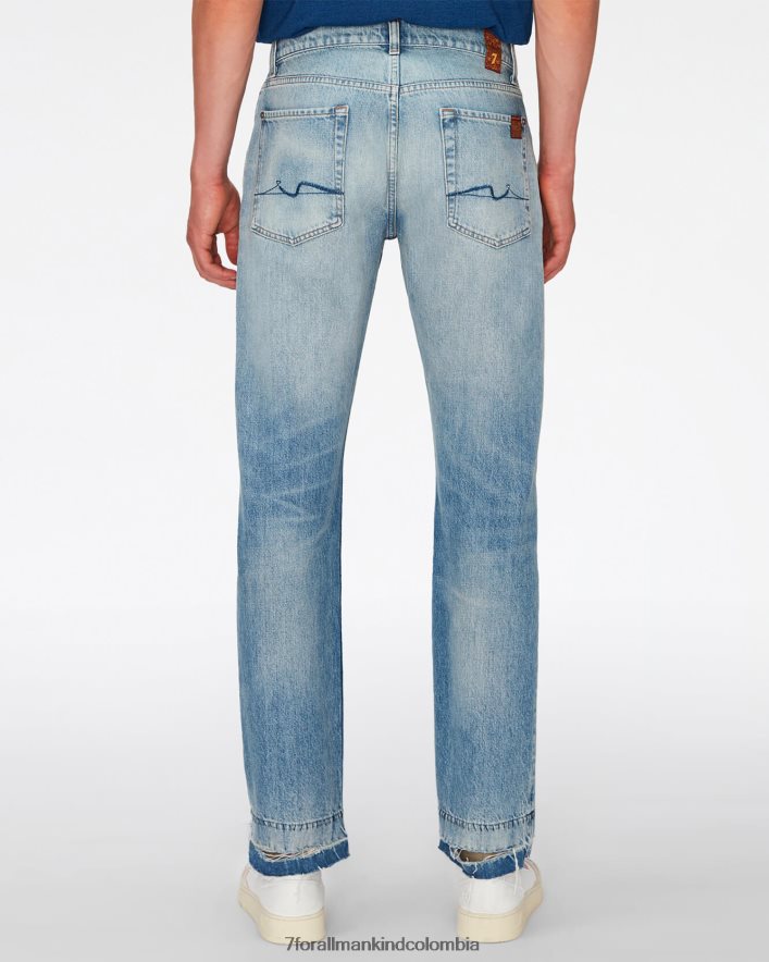 vestir 7 for All Mankind recortado recto en azul vintage JBNRD610