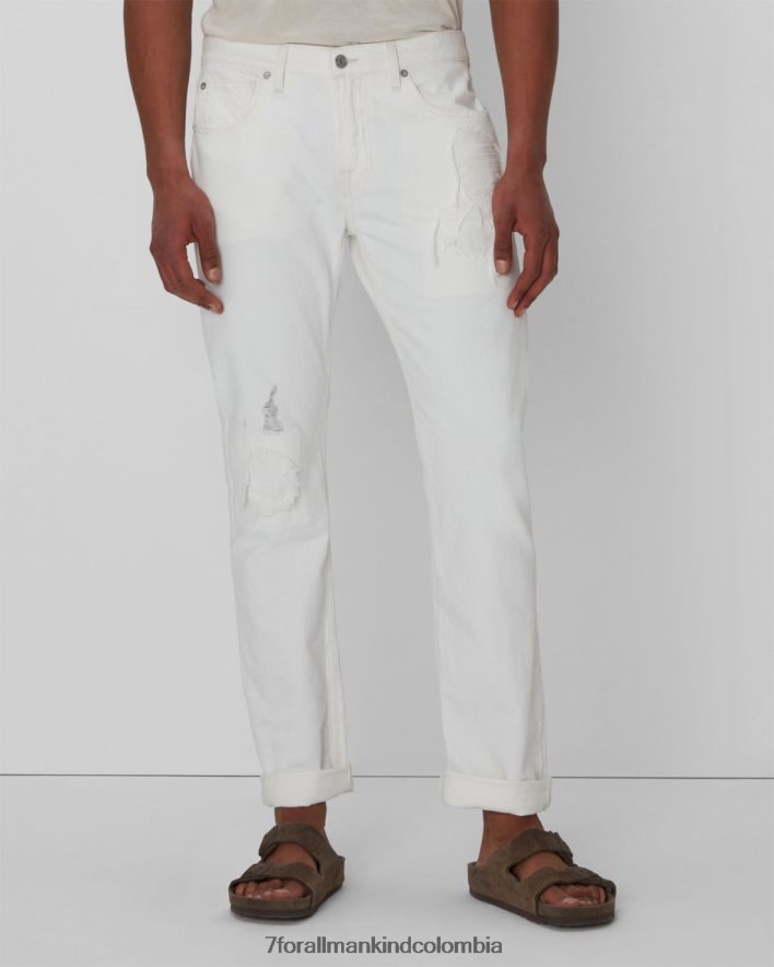 vestir 7 for All Mankind recto en tropea blanco JBNRD657