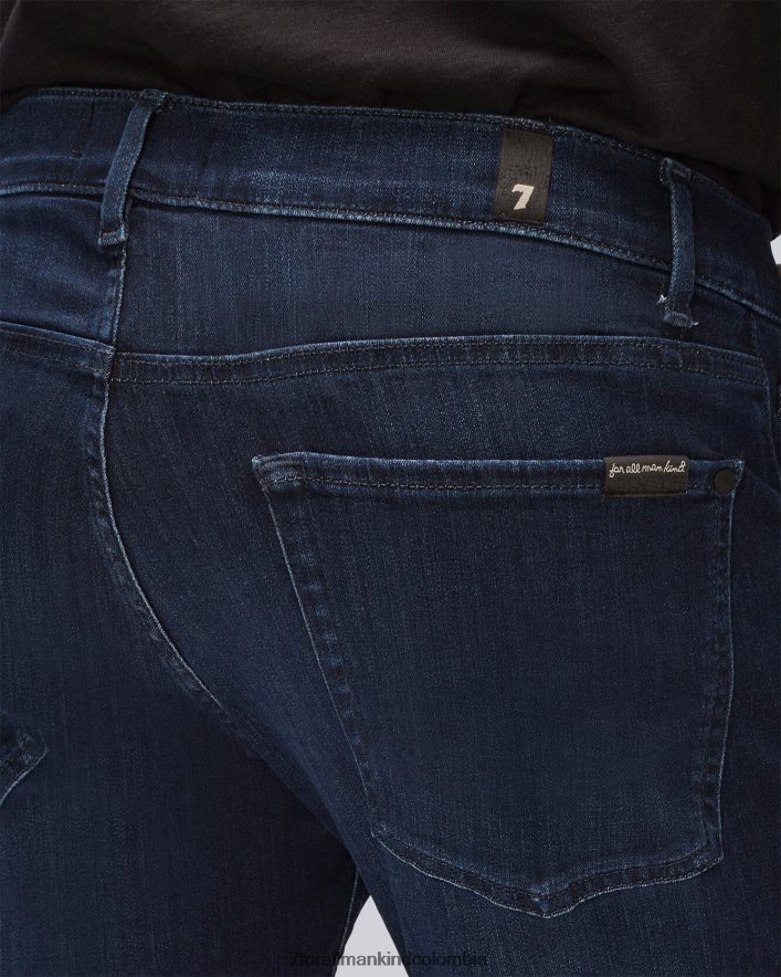 vestir 7 for All Mankind rendimiento de lujo más delgado en azul profundo JBNRD535