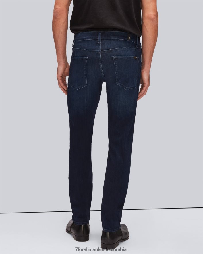 vestir 7 for All Mankind rendimiento de lujo más delgado en azul profundo JBNRD535