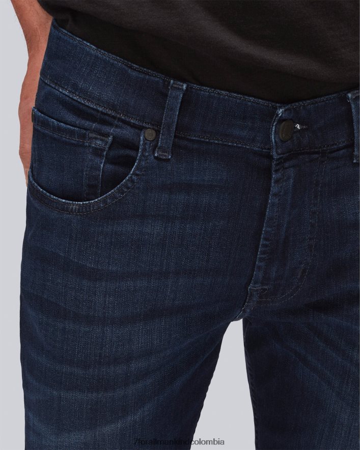 vestir 7 for All Mankind rendimiento de lujo más delgado en azul profundo JBNRD535