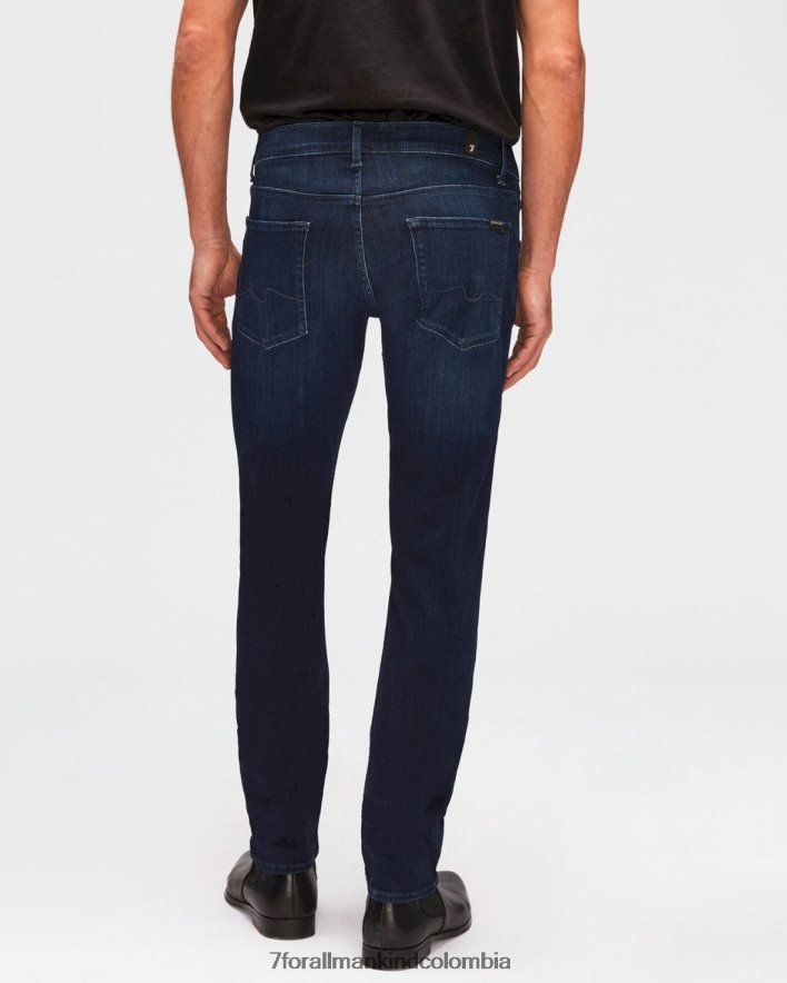 vestir 7 for All Mankind rendimiento de lujo más delgado en azul profundo JBNRD554