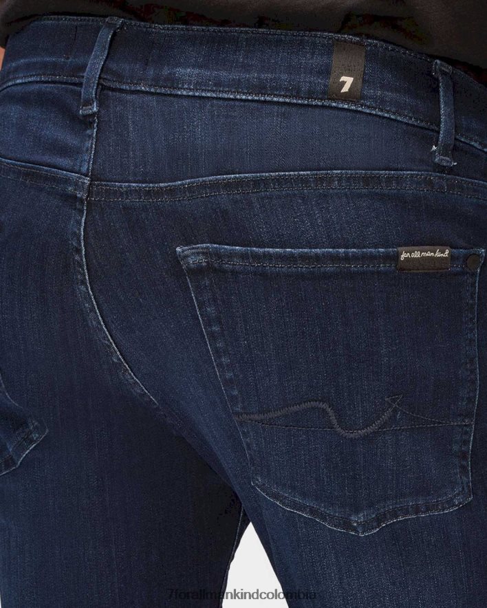 vestir 7 for All Mankind rendimiento de lujo más delgado en azul profundo JBNRD554