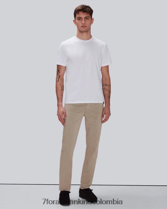 vestir 7 for All Mankind rendimiento de lujo más delgado en gris sombra JBNRD529