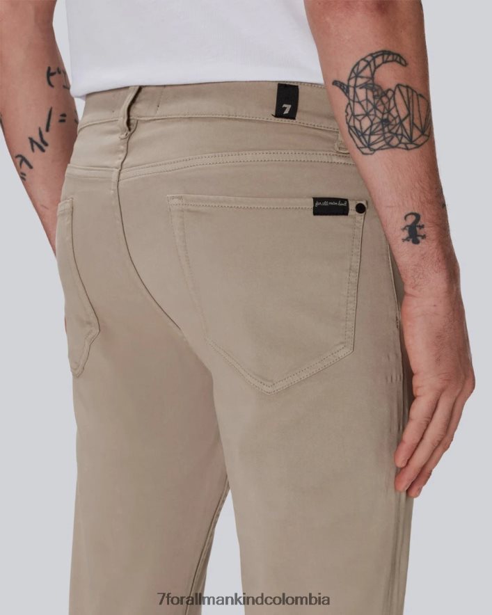 vestir 7 for All Mankind rendimiento de lujo más delgado en gris sombra JBNRD529