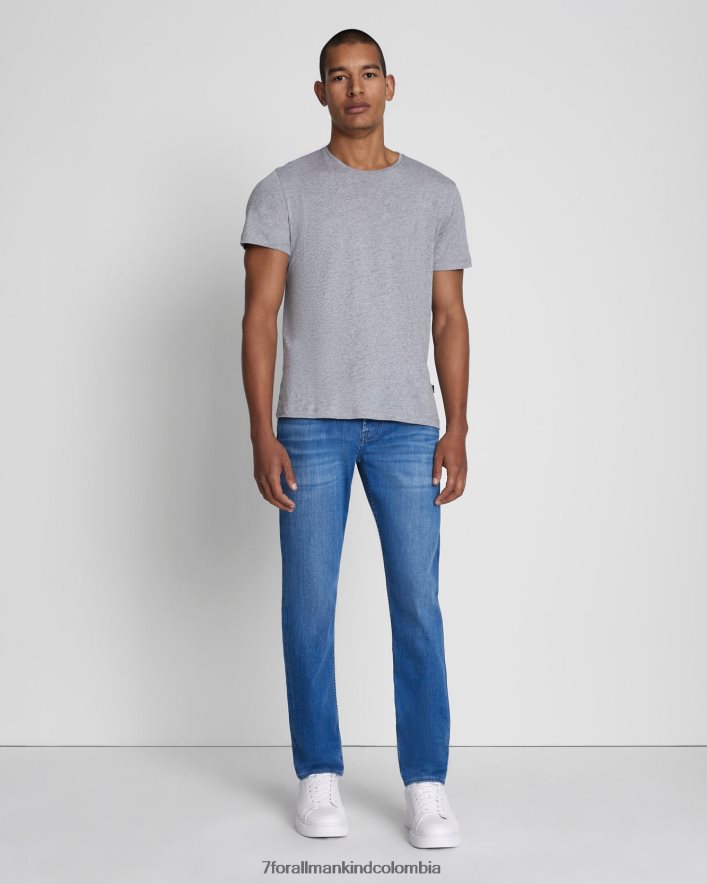 vestir 7 for All Mankind rendimiento de lujo plus paxtyn en azul medio JBNRD542