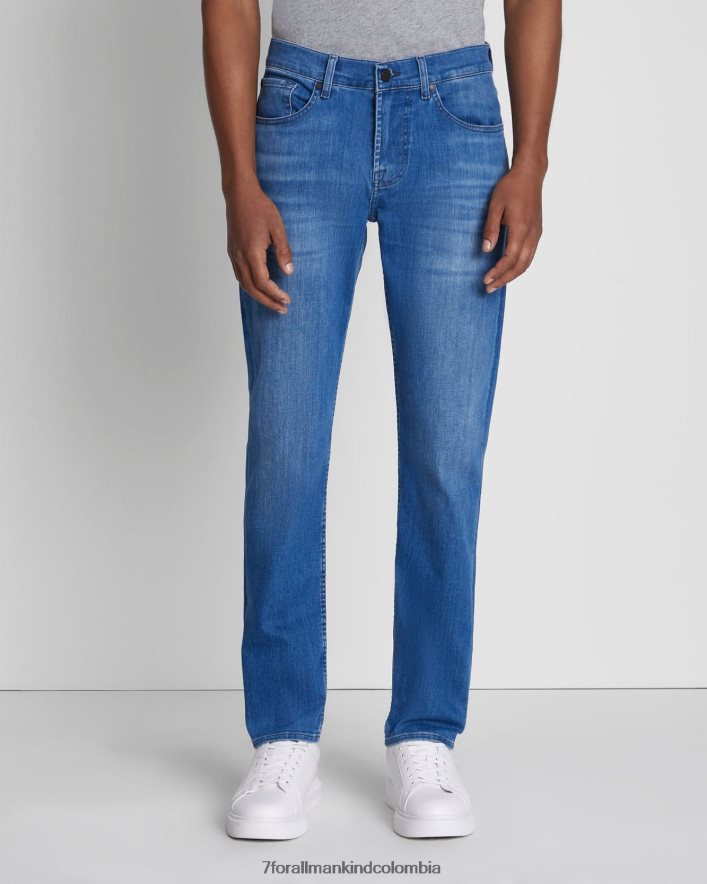 vestir 7 for All Mankind rendimiento de lujo plus paxtyn en azul medio JBNRD542
