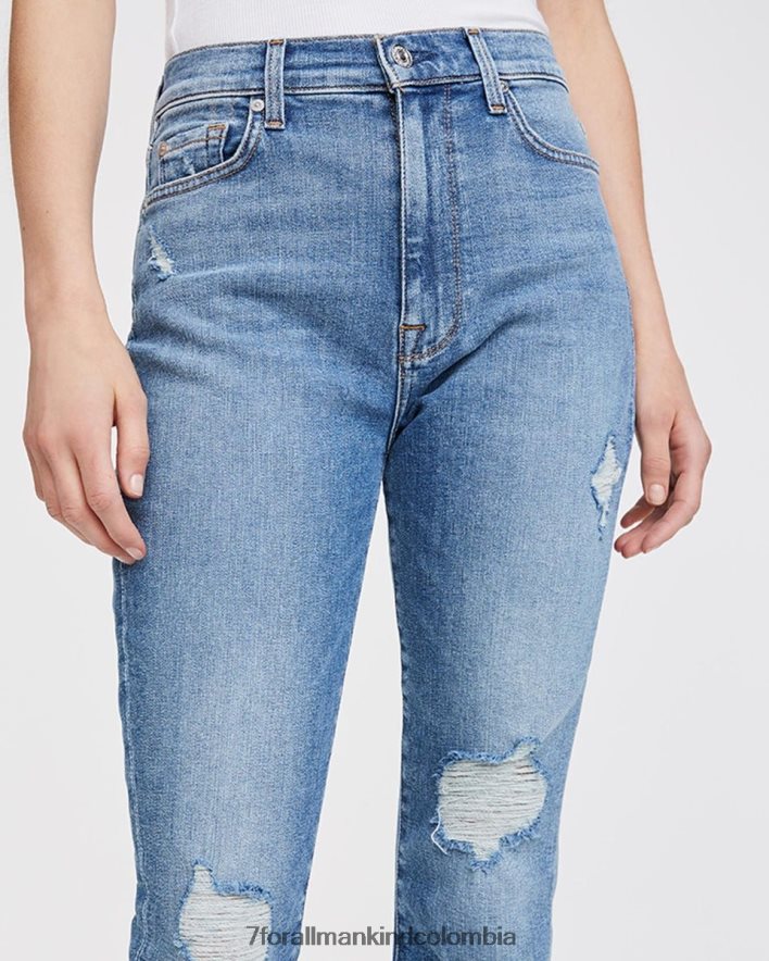 vestir 7 for All Mankind skinny tobilleros de talle alto en sloane vintage JBNRD302