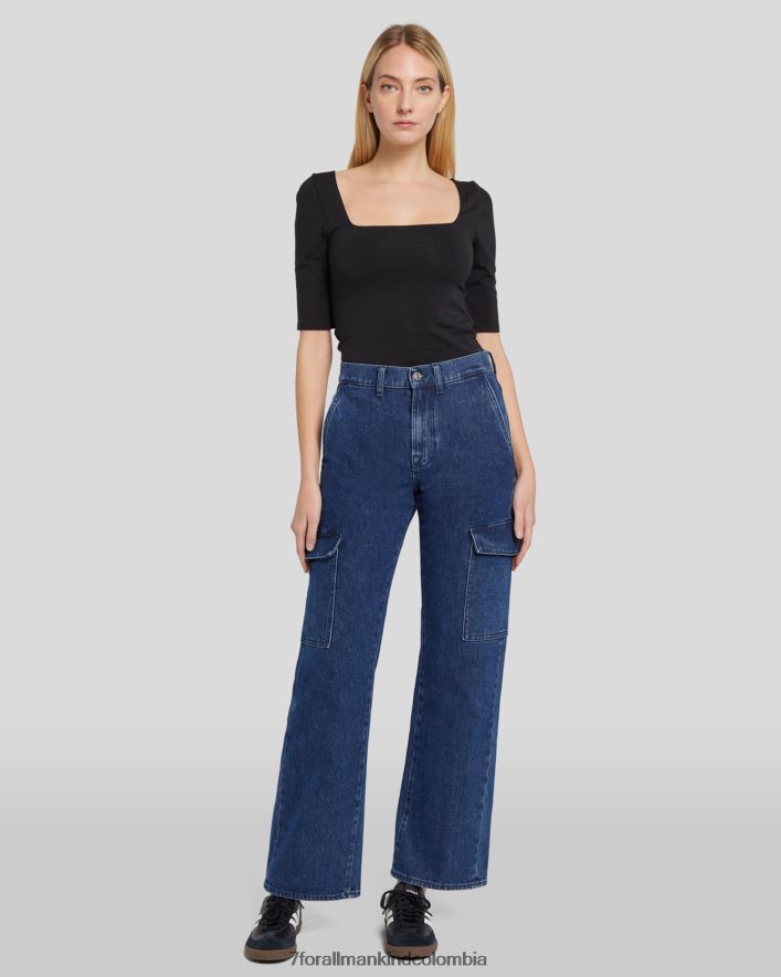 vestir 7 for All Mankind tess cargo jean en secreto JBNRD9