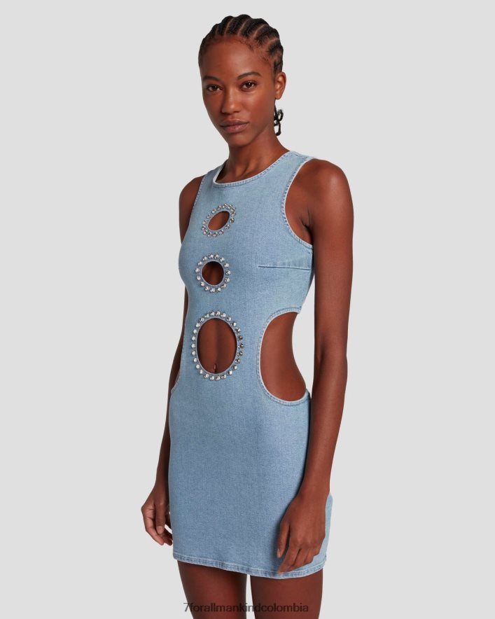 vestir 7 for All Mankind vestido de mezclilla adr en nena JBNRD45