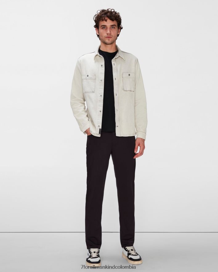 vestir 7 for All Mankind Camisa utilitaria vaquera en Pearl River JBNRD708