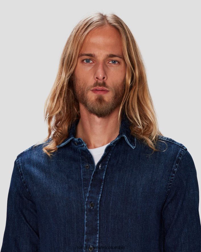 vestir 7 for All Mankind camisa con botones en malibu airweft JBNRD702