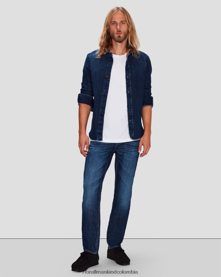 vestir 7 for All Mankind camisa con botones en malibu airweft JBNRD702