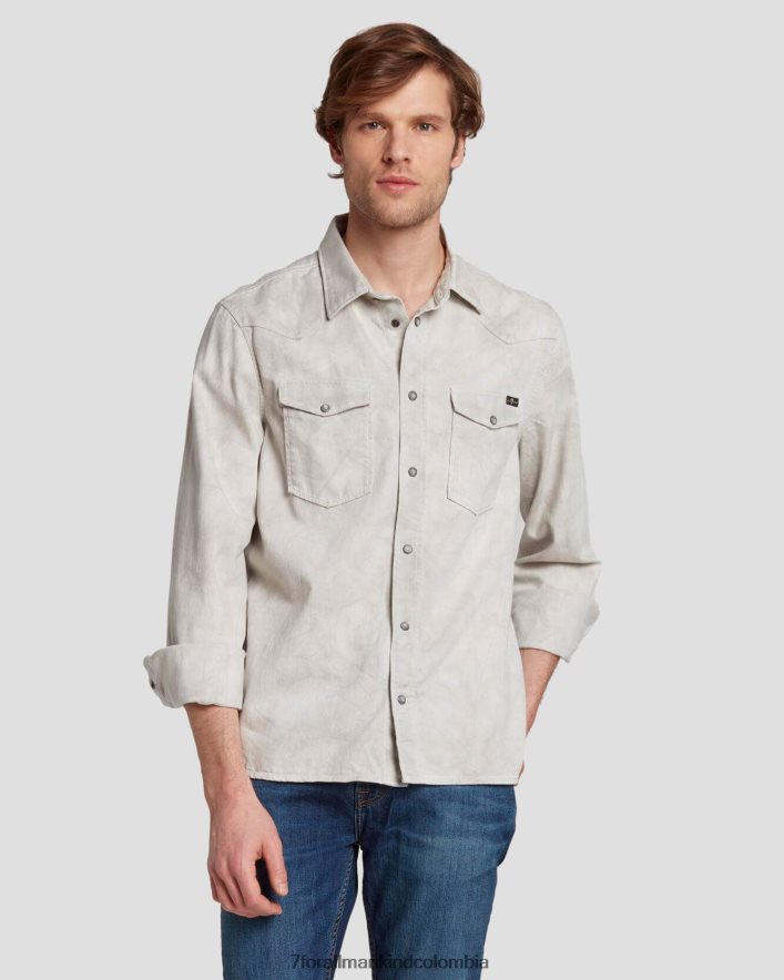vestir 7 for All Mankind camisa occidental en estancia a flote JBNRD492