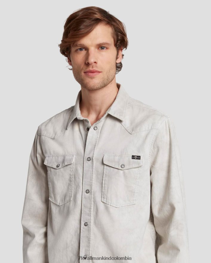 vestir 7 for All Mankind camisa occidental en estancia a flote JBNRD492